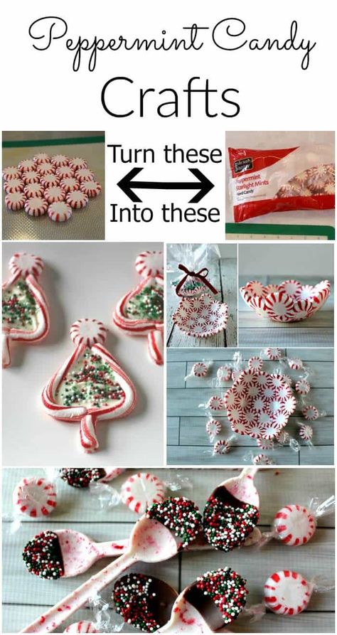 Diy Food Christmas Gifts, Peppermint Plates, Diy Kids Ornaments, Food Christmas Gifts, Peppermint Candy Crafts, Peppermint Candy Bowl, Diy Christmas Gifts Food, Ornaments Diy Kids, December Ideas