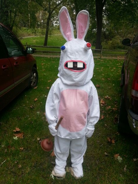 Marc in his Rabbids costume. Funny Aesthetic Halloween Costumes, Anime Pfp Funny, Halloween Costumes Boys, Funny Anime Pfp, Funny Bunny Nails, Rabbids Invasion, Billy Kid, Pfp Funny, Bunny Boy