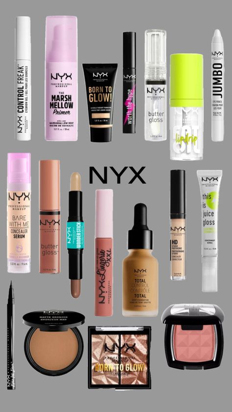 Nyx Concealer, Makeup Bag Essentials, Makeup Is Life, Makeup Help, Makeup Tut, Nyx Makeup, Eyebrow Gel, Makeup To Buy, Mascara Facial