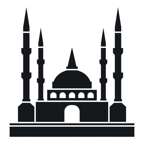 Mosque icon, simple style Mosque Icon, Tree Saw, Wedding People, Heart Tree, Cityscape Photos, Logo Banners, Shop Ideas, Nature Backgrounds, Heart With Arrow