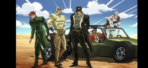 Crusader Wallpaper, Jojo Stardust Crusaders, Car Poses, Stardust Crusaders, Joseph Joestar, Stuck At Home, Jotaro Kujo, Jojo Anime, Psychological Thrillers