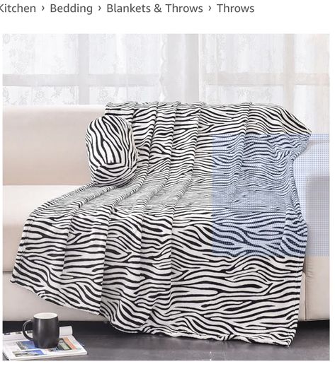 Zebra Blanket, Bed Decoration, Throw Bed, Blanket Picnic, Soft Bed, Blanket Bed, Blanket Sofa, Animal Blanket, Travel Blanket