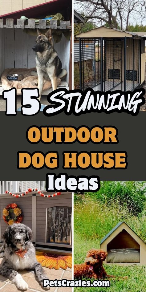 15 Stunning Outdoor Dog House Ideas You Can Build This Weekend 2 Victorian Dog House, Pallet Dog House Outdoor, Dyi Dog House, Diy Outside Dog House, Diy Outdoor Dog House, Diy Insulated Dog House, Diy Dog House Outdoor, Outdoor Dog House Ideas, Build Dog House