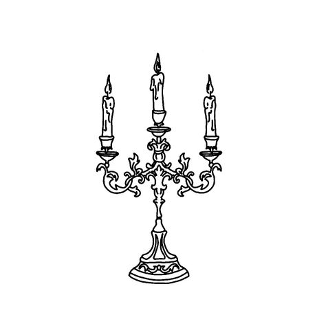 Gothic Lantern Tattoo, Candle Holder Tattoo, Candelabra Drawing, Tattoos Candle, Whimsical Tattoos, Lantern Tattoo, Candle Drawing, Small Tats, Sharpie Tattoos