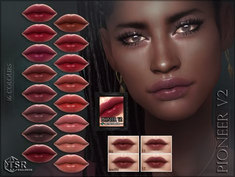 Elegant lipstick, Pioneer V2. This version is slightly overdrawn and comes with full coverage. #ts4 #ts4cc #thesims4 #thesims4cc #s4cc #sims4 #sims4cc #tsr #thesimsresource #remussirion Elegant Lipstick, Sims4 Makeup, Ts4 Makeup, Cc Makeup, Cc Folder, The Sims 4 Skin, Makeup Cc, Sims 4 Download, The Sims 4 Packs