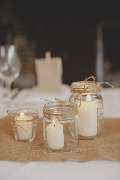 Mason Jar Candles Wedding, Jar Candles Wedding, Candle Mason Jar Centerpieces, Wedding Ceremony Candles, Nz Photography, Mason Jar Tea Lights, Wedding Jars, Queenstown Wedding, Ceremony Candles