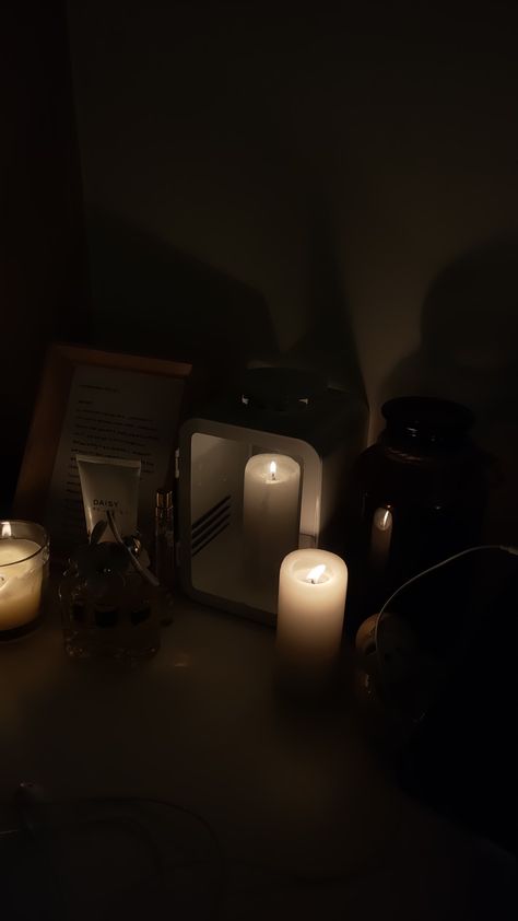 Night Person Aesthetic, Person Aesthetic, Night Person, Candle Obsession, Candles Dark, Dark Living Rooms, Dark Bedroom, Dark Coquette, Candle Aesthetic