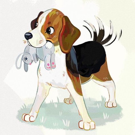 All Posts • Instagram Dog Barking Illustration, Happy Dog Drawing, Drawing Pets, Dog Draw, Running Illustration, Beagle Art, Dog Poses, Dachshund Art, Retro Dog