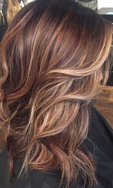 Copper Blonde Highlights, Sandy Brown Hair, Brown To Blonde Balayage, Chestnut Brown Hair, Rambut Brunette, Copper Blonde, Brown Ombre Hair, Blond Balayage, Brown Hair With Blonde Highlights