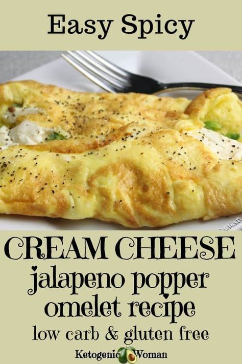 Cream Cheese Jalapeno, Cream Cheese Jalapeno Poppers, Cream Cheese Breakfast, Gluten Free Easy, Keto Cream Cheese, Breakfast Homemade, Omelets Recipe, Poppers Recipe, Quick Food