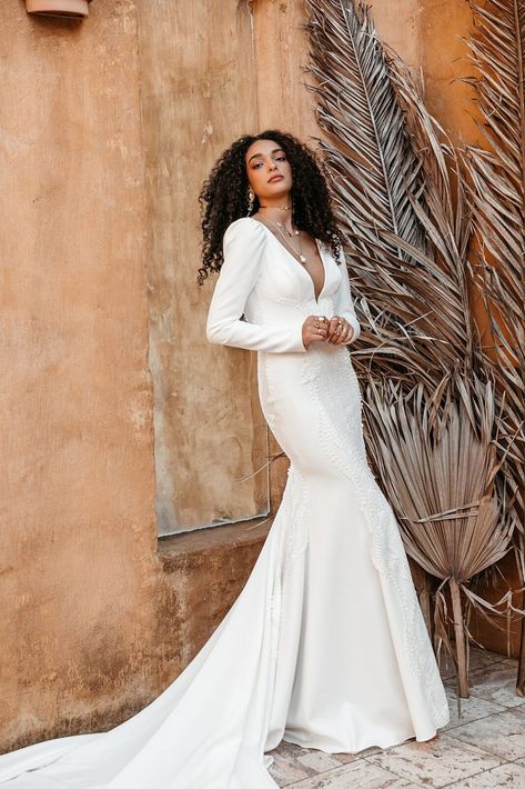 Tulum | Brand New Collection By Lovers Society | Festival Brides Lovers Society Wedding Dress, Society Wedding, Lovers Society, Ireland Dress, Sleeved Gown, Bridal Atelier, Discount Wedding Dresses, Festival Bride, Flare Gown