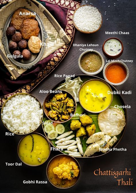 Chhattisgarh Culture Drawing, Chhattisgarh Culture, Chhattisgarh Food, Indian Thali, Culture Drawing, Bengali Food, Poster Drawing, Rice Bowl, Maize