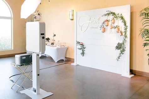 Shiplap Backdrop, Wood Backdrop Wedding, Easter Photo Booth, Easter Photo Backdrop, Bridal Show Booths, Photowall Ideas, We Are Forever, Diy Photo Backdrop, Bridal Expo