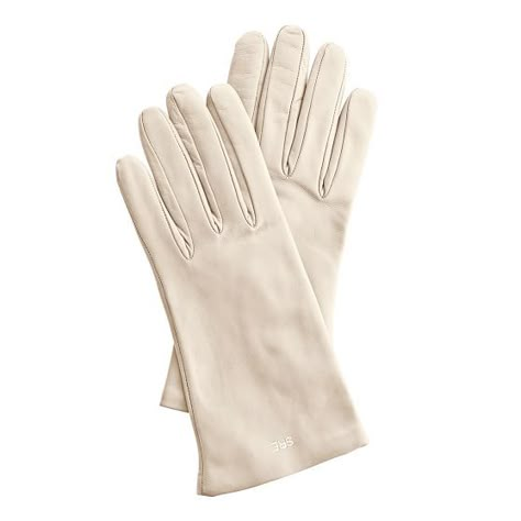 Women's Classic Leather Gloves, Bright-Toned | Mark and Graham White Winter Gloves, Ivory Gloves, Beige Gloves, Fancy Gloves, Gloves White, Drum Major, Gloves Fashion, Mark And Graham, Winter Gloves