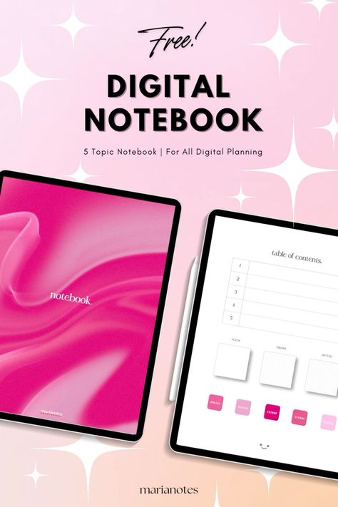 Free Digital Planner Templates Notebook Covers Aesthetic Goodnotes, Collanote Planner Free, Goodnotes Notebook Template Free, Free Digital Notebook Template, Collanote Templates, Free Notebook Templates, Notability Notes Template Free, Free Goodnotes Notebook, Digital Notebooks Templates