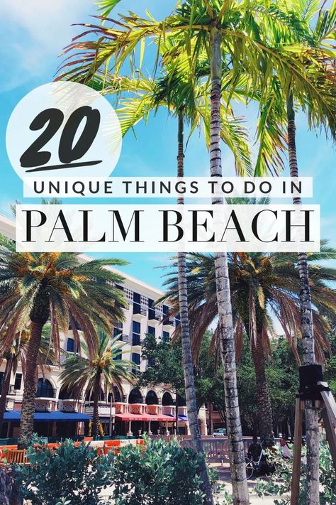 This guide has all sorts of suggestions for things to do in Palm Beach from shopping to exploring the outdoors to cultural experiences Florida Travel Guide, Spring Break Destinations, Jupiter Florida, West Palm Beach Florida, Quick Getaway, Usa Travel Guide, South Beach Miami, Palm Beach Florida, Perfect Itinerary