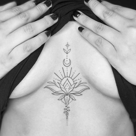 Floral Sternum Tattoo Women, Cute Finger Tattoos, Bookish Tattoos, Small Chest Tattoos, Boho Tattoos, Clever Tattoos, Petite Tattoos, Tattoo Desings, Sternum Tattoo