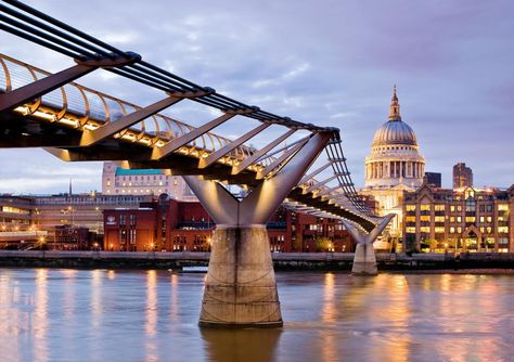 Your England Photos -- National Geographic Millennium Bridge London, Millenium Bridge, Manchester Cathedral, London Cathedral, Millennium Bridge, Pedestrian Bridge, London Calling, London Photos, London Love