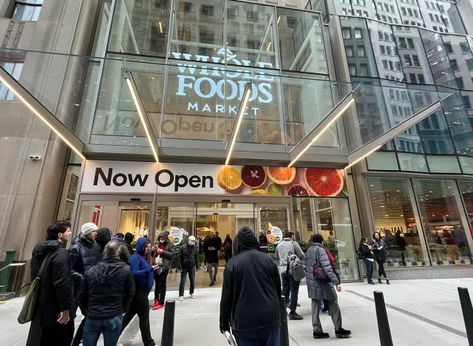 Whole Foods Opens Most Unique Store Yet In NYC City Bloxburg, Whole Foods Store, Food Startup, High Protein Yogurt, Tribeca Nyc, Clothing Codes, Protein Yogurt, Decal Codes, Chief Marketing Officer