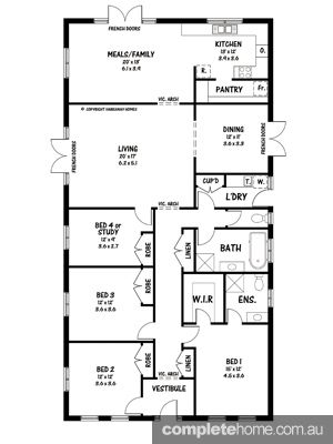 Seddon Floorplan Harkaway Homes Australia Floor Plans, House Facade Renovation, House Sketch Plan, Victorian House Floor Plans, Harkaway Homes, Floorplan Ideas, Facade Renovation, Two Storey House Plans, Queenslander House