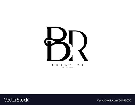 Br Logo Design Letter, Three Letter Logo, Three Letter Logos, Br Monogram, Br Logo, Fancy Logo, Datsun Pickup, Fifa 23, Logos Ideas