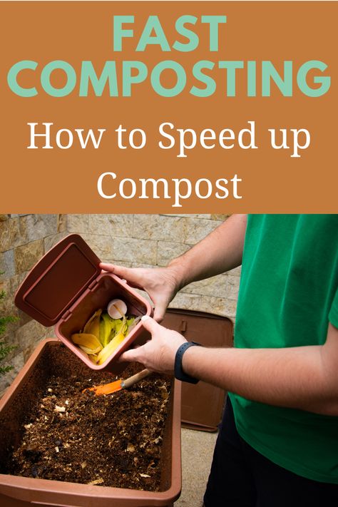 Speeding up the composting process involves creating optimal conditions for the microorganisms that break down organic matter. Here are some tips to help you accelerate composting: Balance Green and Brown Materials: Maintain a good balance of green (nitrogen-rich) materials like vegetable scraps, coffee grounds, and grass clippings, with brown (carbon-rich) materials like dried leaves, straw, and cardboard. A ratio of about 2-3 parts brown to 1 part green is often recommended. Compost Ideas, Composting Ideas, Composting Methods, Balcony Gardens, Garden Hacks Diy, Compost Bins, Worm Bin, Composting Process, Vegetable Scraps