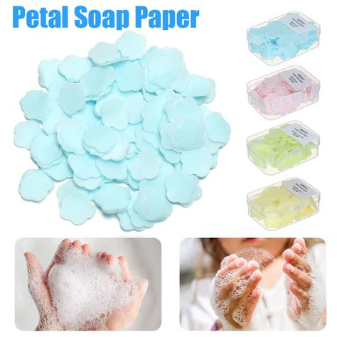 Mini Petals Soap Paper Cleaning Soaps Hand Wash Paper Scented Slice Bath Travel Scented Portable Disposable Foaming Small Soap|Soap| - AliExpress Paper Soap, Soap Sheets, Soap Tablets, Transparent Soap, Travel Soap, Bar Soap Travel Container, Bath Travel, Mini Soaps, Hair Brands