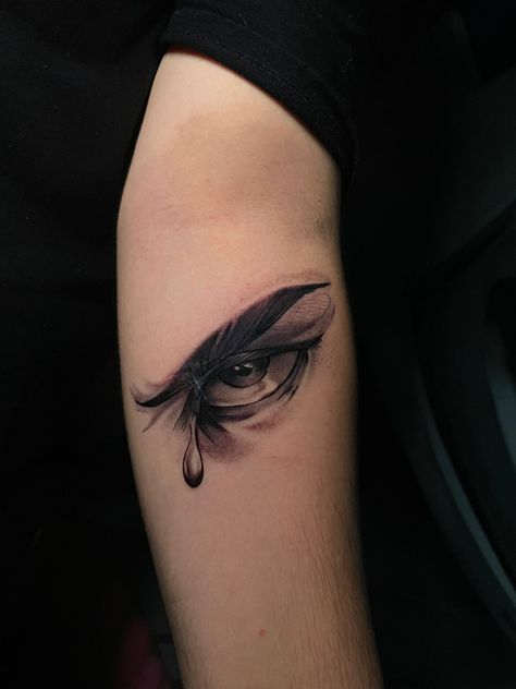 Fallen Angel Eyes Tattoo, Lucifer Eyes Tattoo, Fallen Angel Tattoo, Chicano Lettering, Round Of Applause, Jesus Tattoo, Greek Tattoos, Angel Tattoo, Eye Tattoo