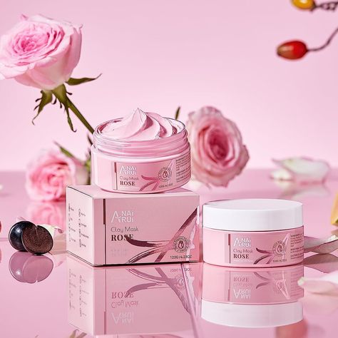 Pink Facial, Rose Texture, Clay Face Mask, Reduce Pores, Beauty Mask, Best Skincare Products, Effective Skin Care Products, Pink Clay, Clay Mask