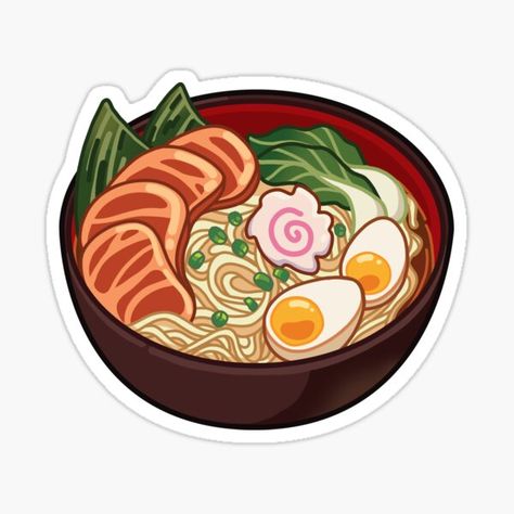 Anime Ramen Bowl, Bowl Of Ramen Drawing, Ramen Aesthetic Art, Ramen Drawing Cute, Studio Ghibli Ramen Bowl, Ramen Bowl Painting, Cute Ramen Drawing, Ramen Drawing Simple, Ramen Bowl Drawing