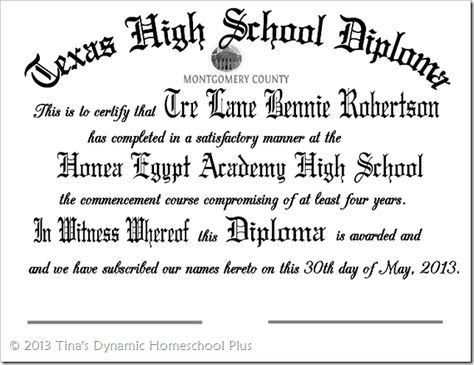 Homeschool Diploma High School Graduation thumb Day 9. Editable High School Diploma. 10 days of Planning A Homeschool High School Graduation... Homeschool Diploma Free Printable, Life Schooling, Texas Homeschool, Free High School Diploma, Road Schooling, Homeschool Graduation, Homeschool Diploma, Homeschool Highschool, Graduation Diploma