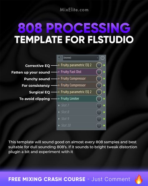 Free Mixing Crash Course 👉 MixElite.com/free-course ⁠ 808 Processing Magic in FL Studio 🎧⁠ ⁠  ⁠ #FLStudio #808Processing #MusicProduction #BeatMaking #AudioEngineering #ProducerLife #StudioTips #SoundDesign #MusicProducers #BeatCreators Fl Studio Shortcut Keys, Fl Studio Tips, Music Engineering, Mixing Music, Music Basics, Music Engineers, Music Mixing, Music Recording, Music Tutorials