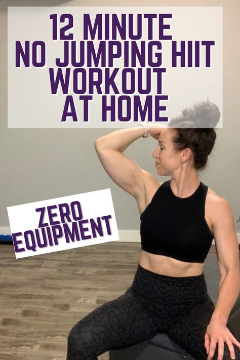 full body hiit workout that is low impact and no jumping home workout Body For Life Workout, Low Impact Hiit Workout, 15 Minute Hiit Workout, Workout Low Impact, Workout With No Equipment, 20 Minute Hiit Workout, Low Impact Hiit, Intense Cardio Workout, Full Body Hiit