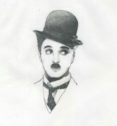 Simple and elegant chaplin drawing Charlie Chaplin Drawing, Beatles Drawing, Pencil Sketch Portrait, Joker Drawings, Pencil Drawing Images, Drawings Sketches Pencil, Abstract Pencil Drawings, Charles Chaplin, Girl Drawing Sketches