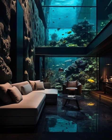 Succulent Landscape Design, Aquarium Ideas, Home Aquarium, Ideas For Living Room, Flower Garden Design, Dekorasi Kamar Tidur, Aquarium Design, Home Gardening, Dream House Rooms