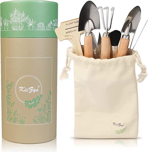 Amazon.com : Indoor Garden Tools for Gardening - KiiZYS 12-Piece Small Gardening Tools Set - Indoor Gardening Gifts for Women - Mini Gardening Hand Tools : Patio, Lawn & Garden Minimalist Essentials, Tools For Gardening, Small Garden Tools, Small Urban Garden, Gardening Tool Kit, Great Grandma Gifts, Gardening Gifts, Minimalist Garden, House Plant Pots