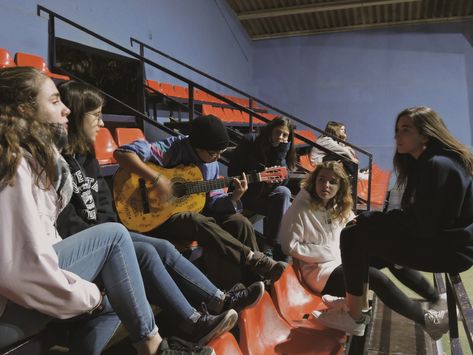 my friends playing the guitar and talking ❤️ miss this Friends Playing, Playing The Guitar, Music Student, Sophomore Year, Group Of Friends, Music Concert, 2024 Vision, Guitar Player, Playing Guitar