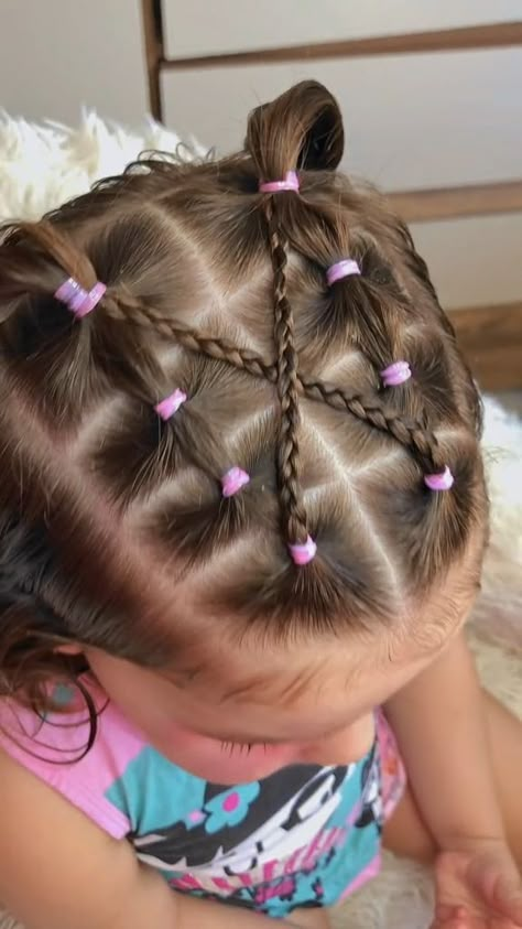 Toddler Hairstyles Girl Fine Hair, Baby Girl Hairstyles Curly, Cute Toddler Hairstyles, Easy Little Girl Hairstyles, Girly Hairstyles, Girl Hair Dos, Lil Girl Hairstyles, Kids Curly Hairstyles, Toddler Hairstyles Girl