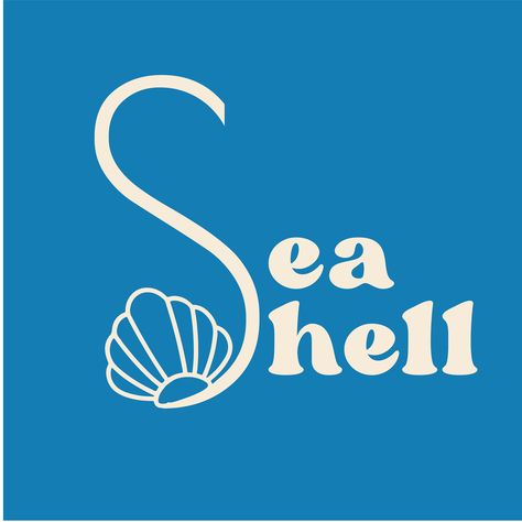 seashell swimwear branding on Behance Seashell Logo, Shells Illustration, Swimwear Branding, Illustration Logo, Beach Posters, Illustration Graphic Design, Graphic Design Branding, Design Branding, Adobe Photoshop