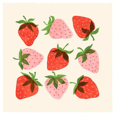 Strawberry Drawing, 달력 디자인, Dorm Posters, April 19, Phone Themes, Henri Matisse, Ipad Wallpaper, Nice Day, Pretty Art