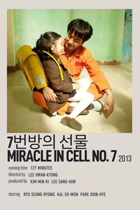 Miracle In Cell No 7, Movie Minimalist, Minimalist Polaroid Poster, Movies To Watch Teenagers, Drama Tv Shows, Great Movies To Watch, Polaroid Poster, Korean Drama List, Film Posters Vintage