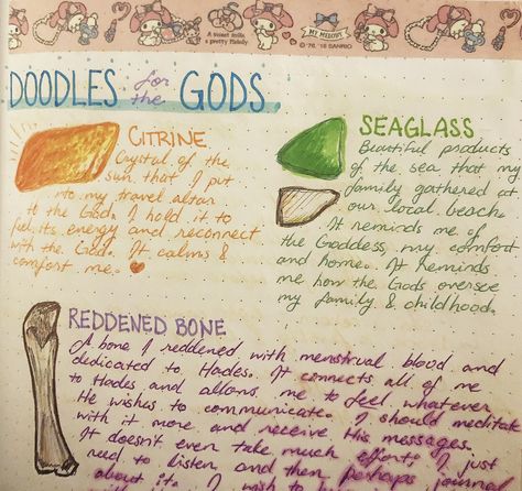 Sea Witch Journal, Sea Glass Witchcraft, Deity Symbols, Witchcraft Tools, Witch Journal, Pagan Prayer, Witch Tools, Prayer Journaling, Sea Witch