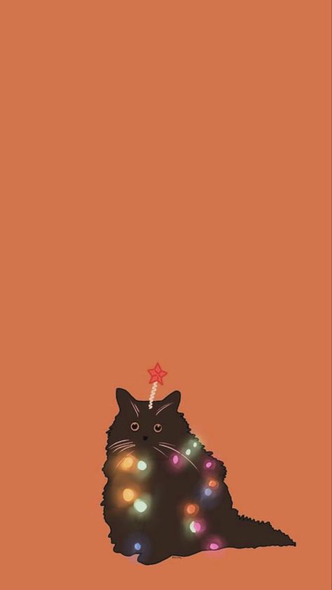 Apple Watch Faces Wallpapers, Christmas Tree Cat, Tree Cat, Funny Phone, Funny Phone Wallpaper, Holiday Wallpaper, Wall Papers, Apple Watch Faces, Cat Wallpaper