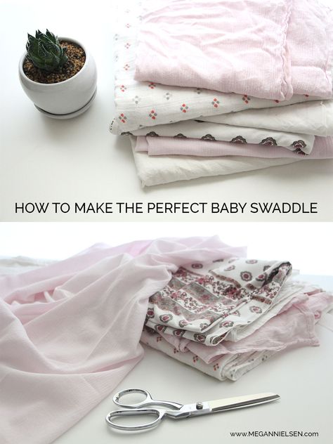 Baby Swaddle Diy, Swaddle Blanket Pattern, Baby Swaddle Pattern, Diy Baby Blanket, Easy Baby Blanket, Sew Projects, Toddler Stuff, Small People, Diy Baby Gifts