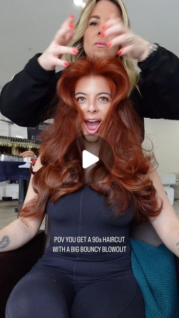 537K views · 38K likes | Daniela Legarda on Instagram: "POV this is the hair of your dreams 😍 
90s cut with a big bouncy blowout and the cowboy copper hair 😮‍💨🍷 @thekaceywelchmethod you slay once again 👏🏼
*
*
#cowboycopper #copperhair #blowout #bouncyhair #hairgoals" Big Bouncy Blowout, Bouncy Blowout, Cowboy Copper Hair, 90s Cut, Cowboy Copper, Bouncy Hair, The Cowboy, Copper Hair, Hair Health