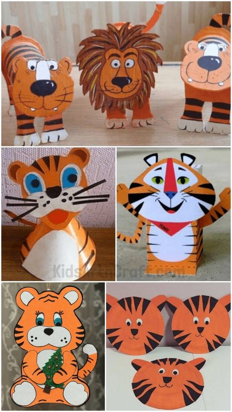 Lion Crafts For Kids, Letter T Crafts, Lion Craft, T Craft, Safari Theme Birthday, Tiger Crafts, School Frame, Hand Crafts For Kids, Safari Birthday