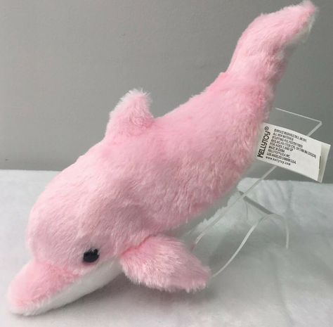 KELLYTOY PASTEL PINK Plush Dolphin Porpoise 11" Stuffed Toy Sea Ocean Animal - $27.37. FOR SALE! Kellytoy Pastel Pink Plush Dolphin/PorpoiseMeasures 11" in LengthClean/Freshly Laundered in Dreft & Air DriedPreowned; no damage or significant wear 324028904541 Pink Dolphin Aesthetic, Dolphin Stuffed Animal, Puppy Space, Dolphin Plush, Pink Toy, Pink Toys, Ocean Flowers, Pink Stuffed Animals, Pink Fish