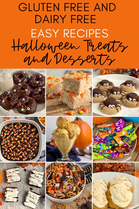 Halloween Dessert Gluten Free, Egg Free Halloween Treats, Nut And Egg Free Halloween Treats, Eggless Halloween Desserts, Gluten Free Recipes For Halloween, Halloween Treats Ideas Gluten Free, Halloween Desserts Dairy Free, Easy Gluten Free Halloween Recipes, Halloween Desserts Gluten Free