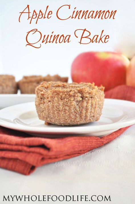 Apple Cinnamon Quinoa, Cinnamon Quinoa, Quinoa Bake, Quinoa Muffins, Gluten Free Recipes For Breakfast, Gluten Free Breakfasts, Quinoa Recipes, Apple Cinnamon, Healthy Sweets