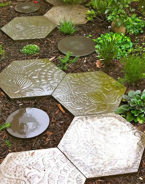 garden pavers Sustainable Garden Design, Garden Escape, Garden Pavers, Garden Paving, Garden Stepping Stones, Garden Screening, Australian Garden, Concrete Pavers, Sustainable Garden